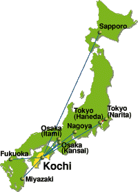 map of japan