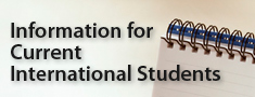 Information for Current International Students